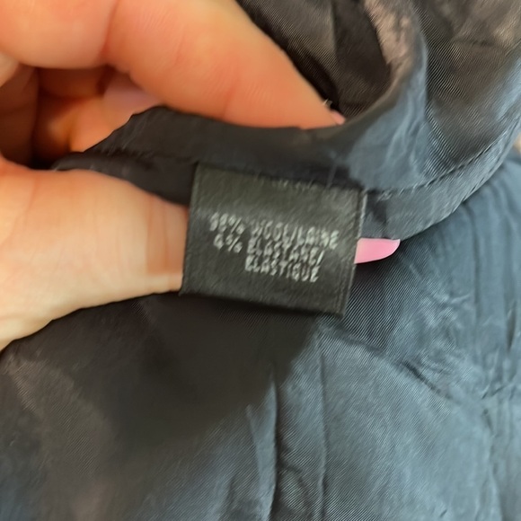 Lafayette 148 NY Blazer Wool Blend Size 12 Black - Picture 7 of 9